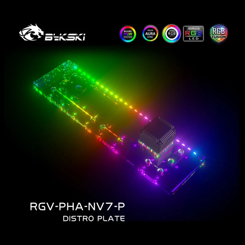 Bykski RGV-PHA-NV7-P แผ่นอะคริ - Distro Plate Ddc Pump Combo บทวิจารณ์และราคา